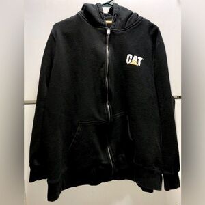 💫Caterpillar Trademark Banner Full Zip Up Hoodie